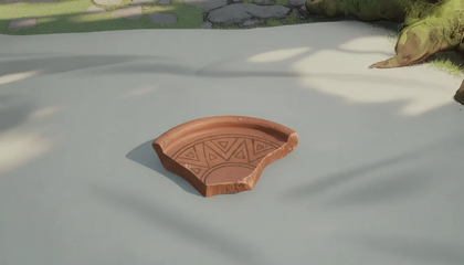 Broken Pottery Shard