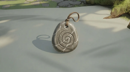 Carved Stone Charm