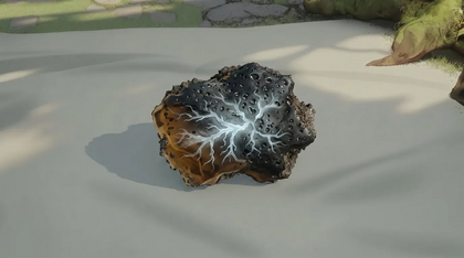 Charged Fulgurite