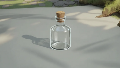 Empty Glass Vial