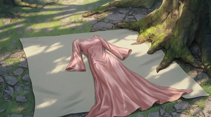 Flowing Silk Gown