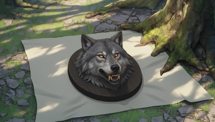 Mounted Wolf Head