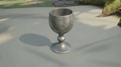 Pewter Goblet