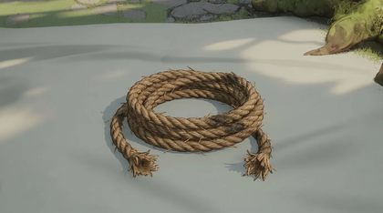 Rough Hemp Rope (Short)