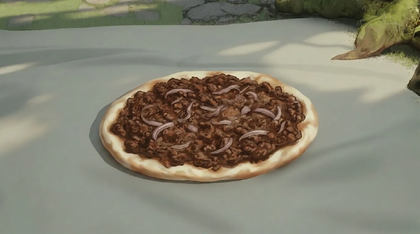 Spiced Meat Flatbread