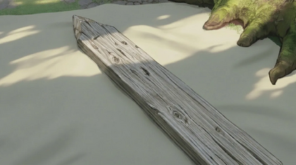 Wooden Grave Marker