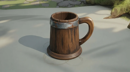 Wooden Tankard